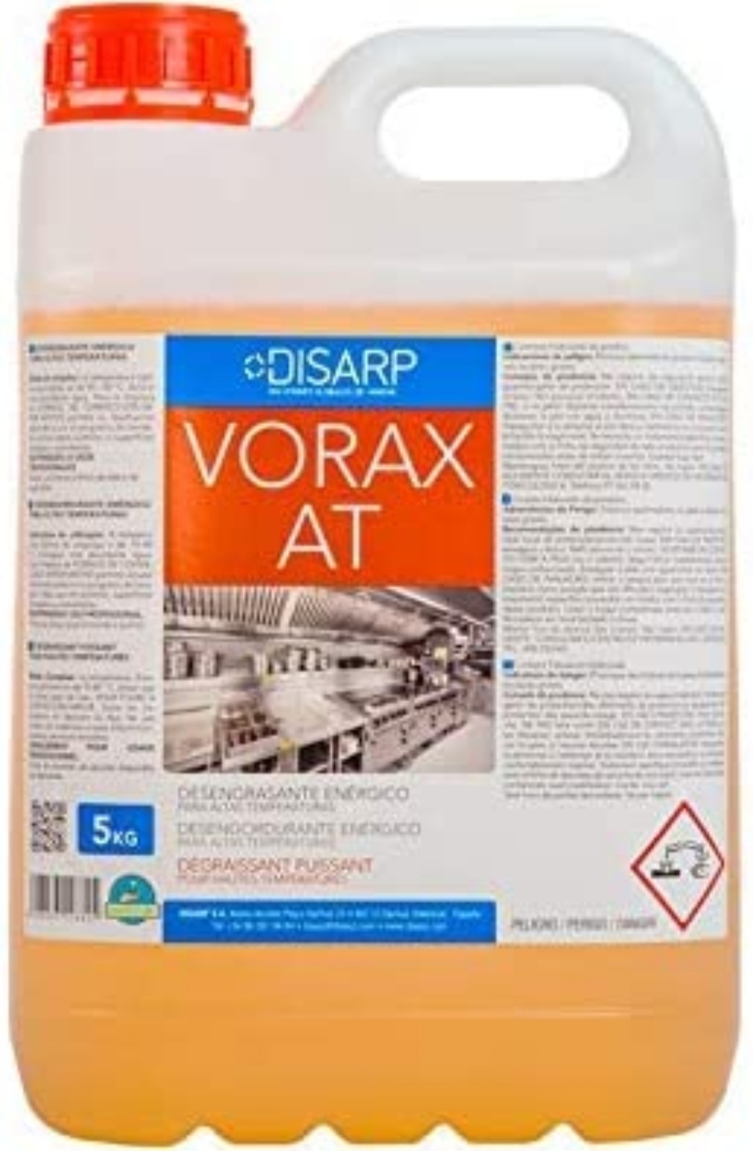 VORAX AT 5KG  DESENG.ENERGICO ALTA Tª HORNO-PLANCH