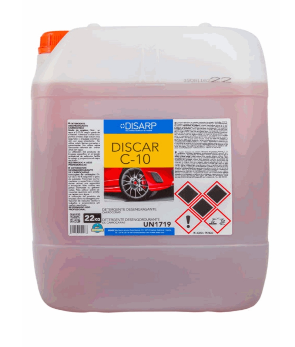 DISCAR C10 22KG DETERGENTE DESENGRAS.CARROCERIAS