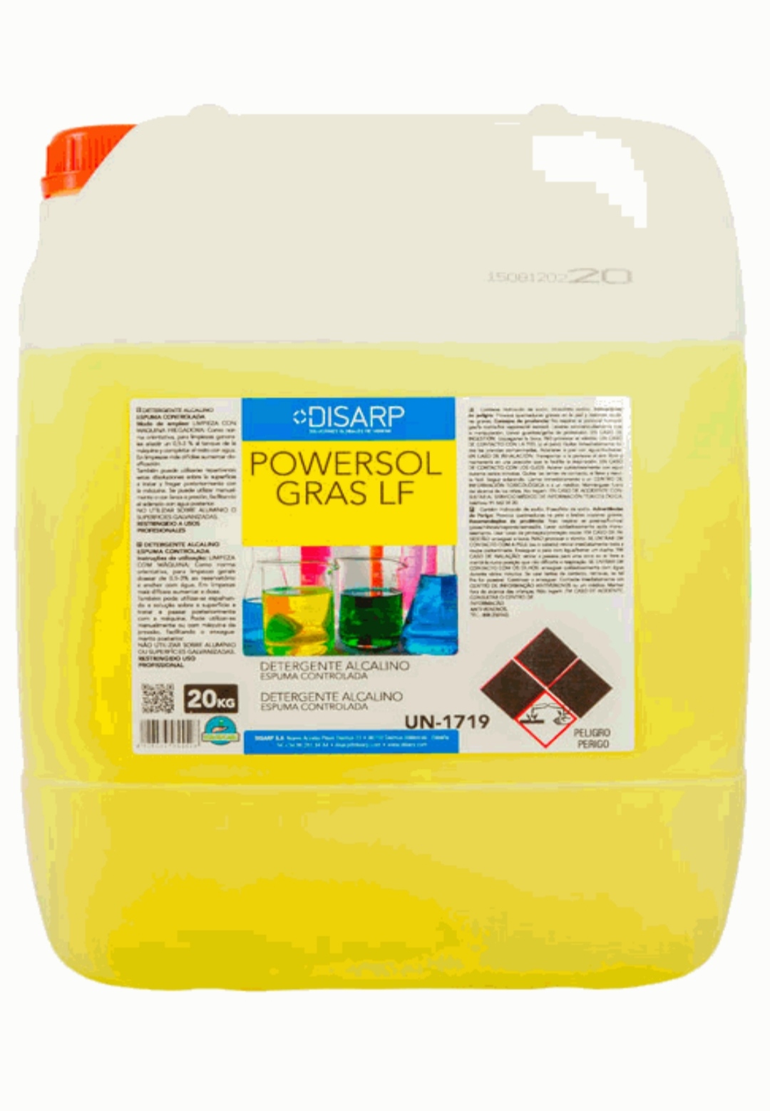 POWERSOL GRAS LF 20KG DETERG.ALCALI.ESPUMA CONTROL
