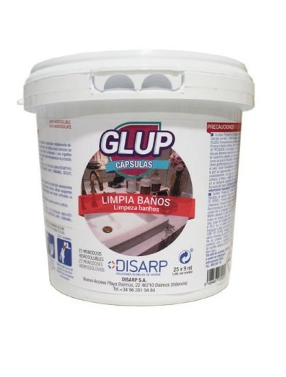 GLUP BAÑOS 25 DOSIS 9ML LIMPIABAÑOS ULTRACONCENTR.