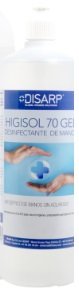 HIGISOL 70 GEL DESINFECTANTE 1L 9U/CJ SIN ACLARADO