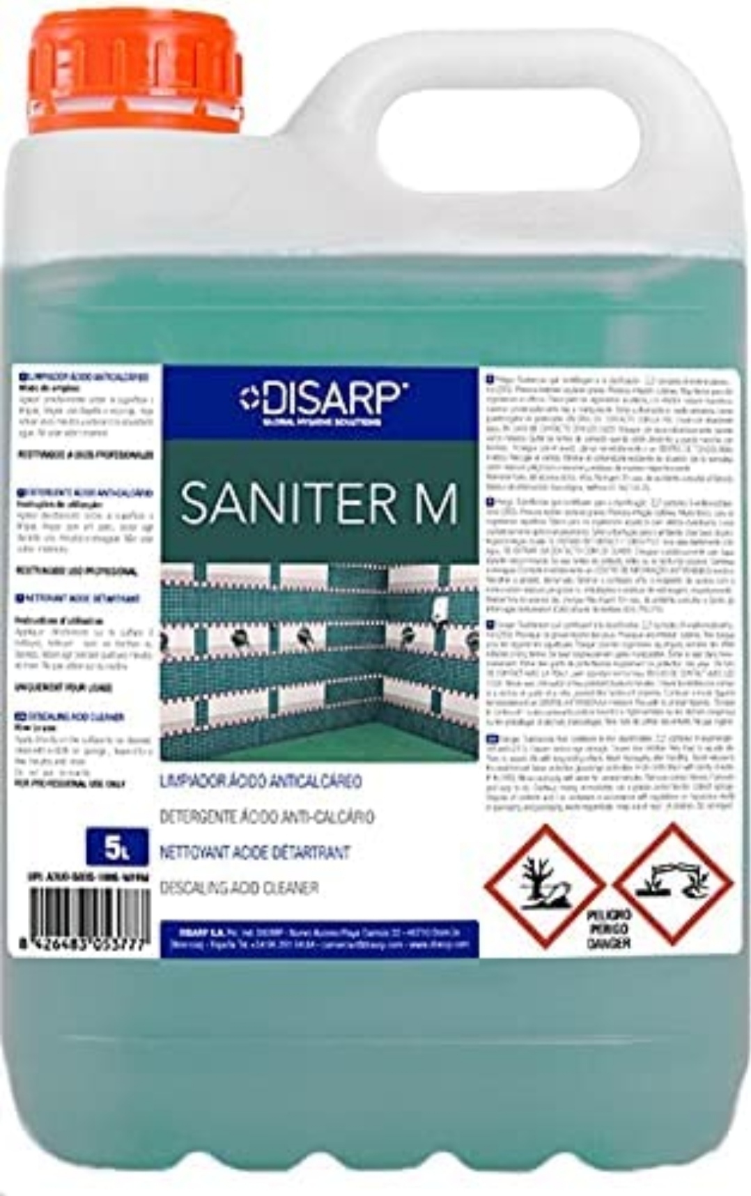 SANITER M 5L LIMPIADOR ACIDO ANTICACAREO PERF.BAÑO