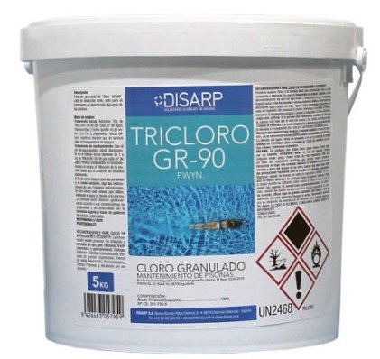 TRICLORO GR-90 25KG GRANULADO DISOLUCION LENTA 90%